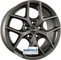 Borbet Y titan matt 7x16 ET38 - LK5/105 ML56.6 Alufelge grau