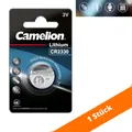1 x CR 2330 3V Lithium Batterie 2330 Knopfzelle 260mAh ø23 x 3,0mm von Camelion