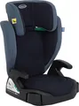 Graco Junior Maxi™ i-Size R129 Kindersitz, ca. 3,5 bis 12 Jahre (100 bis 150 cm), Kindersitzerhöhung, Armlehnen und Kopfstütze höhenverstellbar, leicht, mit Getränkehalter, blau, Navy
