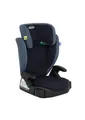 Graco Junior Maxi™ i-Size R129 Kindersitz, ca. 3,5 bis 12 Jahre (100 bis 150 cm), Kindersitzerhöhung, Kopfstütze höhenverstellbar, leicht, mit Getränkehalter, blau, Navy