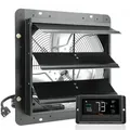VEVOR Abluftventilator, 356 mm,Temperatur-Feuchtigkeitsregler, EC-Motor, 1024 CFM, Wandlüfter mit variabler Geschwindigkeitsregelung zur