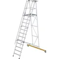 MUNK Günzburger Steigtechnik 52312 Aluminium Plattformleiter Montage mit Werkzeug Arbeitshöhe (max.): 4.8 m 55 kg