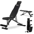 ZIPRO Grind Hantelbank Klappbar - Trainingsbank Verstellbar 300 kg Flachbank Schrägbank Negativbank Kraftstation Fitnessgerät für Zuhause