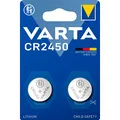 VARTA Knopfzelle CR2450 Lithium 3,0 V, 2 St.