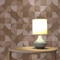 TADESSI Vliestapete Vintage M1-No.1572 | Braun | Beige | Struktur | Geometrisch