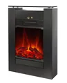 El Fuego Elektrokamin Elektrokamin "Tessin" von El Fuego®, Farbe Schwarz, LED-Beleuchtung, 2 Heizstufen, inkl. Thermostat und Timerfunktion, mit Dimmerfunktion