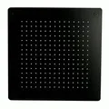 Xxl-regendusche Bernstein Edelstahl Dpg5005 Deckenbrause Superflach Schwarz 50x50cm