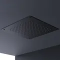 Bernstein Einbauduschkopf Schwarz Wassersparend Regenbrause Quadratisch 50x50cm Brausekopf aus Edelstahl Deckenbrause mit Anti-Kalk Düsen Duschkopf für Deckenmontage Regendusche DPG5005