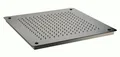 XXL-Regendusche Edelstahl-Deckenbrause DPG5005 superflach in Schwarz 50x50 cm