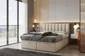 TRADA Boxspringbett Bond 200x200 cm - Bett mit Matratze und Bettkasten - Boxspringbett mit gestepptes Kopfteil - Double Bed fur Schlafzimmer - Beige