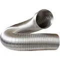 Abluftschlauch, Alu Flex Rohr, Aluminium flexibel Ø 150 mm, 3 m z.B. für Klimaanlagen, Wäschetrockner, Abzugshaube - Schwarz