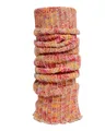 HomeOfSocks Beinstulpen Alpaka Stulpen Damen aus Wolle Grobstrick Leg Warmer Hoher Tragekomfort dank Gummibund Höhe verstellbar