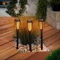Esotec - Solarfackel Solarstecker Solarleuchte Lorenzo Im 3er-set Outdoor 102315
