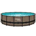 Ambia Garden Pool Pgp4E01648B, Teak, Kunststoff, 122 cm, Freizeit, Pools und Wasserspaß, Pools, Aufstellpools