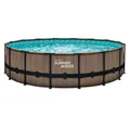 Frame-Pool-Set 'Elite Frame' Ø 488 x 122 cm mit Filterpumpe und Sicherheitsleiter