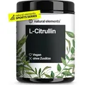 natural-elements Aminosäuren L-Citrullin, Getränkepulver, geschmacksneutral, aus L-Citrullin-Malat, hochdosiert, 500 g
