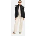 Marikoo Damen Übergangsjacke Erdbeere mit Doppelkragen & Fleece-Innenfutter
