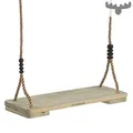 Schaukelsitz aus Wetterfest Imprägniertem Nadelholz, Massives Kiefernholz, 440 x 175 mm