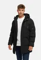 Indicode Wintermantel Herren INLondoy Jacke Winter Herrenjacke Parka mit markanter Struktur und Kapuze