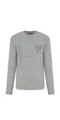 DOLCE & GABBANA Strickpullover Dolce Gabbana Pullover in Strickoptik grau