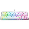Roccat Vulcan II Mini Air – 65 Prozent wireless optische mechanische Gaming-Tastatur, anpassbare RGB-Beleuchtung, abnehmbares Kabel, TITAN II Linear Schalter, Aluminiumplatte, Weiß