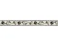 Bordüre 2590-11 selbstklebend Blätterranke schwarz 5 m x 5 cm