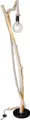 NOWA Stehleuchte Holz braun, 1x E27