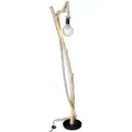 Globo Lighting Stehleuchte   ¦ braun ¦ Maße (cm): B: 25 H: 150 T: 51.0