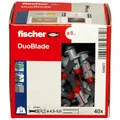 FISCHER Gipskartondübel "DUOBLADE", 44 mm, Kunststoff - grau