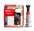 fischer Schrauben- und Dübel-Set DUOBLADE selbstbohrender Gipskartondübel mit oder ohne Schraube, (40 St)