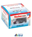 fischer Gipskartondübel DUOBLADE Rigips Hohlraumdübel selbstbohrend 40St.#834998