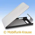 Flip Case Etui Handytasche Tasche Hülle f. LG P700 Optimus L7 (Weiß)