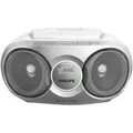 Philips Radio AZ215S/12, CD, Stereo, silber, weiß
