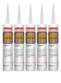 5x KAWO Elastokitt Fensterkitt altweiß 310 ml Dichtmasse Dichtkitt Kittfase