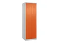 C+P Wäsche-/Garderobenspind Classic PLUS, 2 Abteile, 1850x600x500mm, 7035/2004 Verschluss Zylinderschloss Front RAL 2004 Reinorange ; C + P Möbelsyste (080600-20|S10013)