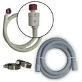 Anschluss-Set Waschmaschine und Geschirrspüler 5m Aquastop Zulaufschlauch + Ablaufschlauch