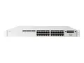Cisco Switch Meraki MS390 26-Port 1GbE 445W PoE managed L3 24x 1GbE PoE + 2x Hardware Stack MS390-24P-HW