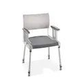 Aquatec Sorrento Duschstuhl durchgehender Sitz, Soft-Touch-Öberfläche, bis 135kg