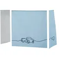 Hoppekids Vorhang Mittelhochbett 70x160   ¦ blau ¦ Maße (cm): B: 300 H: 108