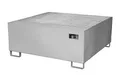 Edelstahl Auffangwanne 1460x1460x620mm 1000 Liter VAW-1000 Bauer-Südlohn