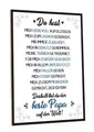 GRAVURZEILE Holzbild mit Spruch - Bester Papa der Welt - Kunstdruck, (1 St), Wandbild im Vintage-Look für Papa zum Vatertag