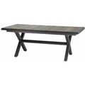 Siena Garden Gartentisch ausziehbar Keramik Washed Grey 100 cm x 200 cm