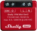 Shelly . Unterputz.""Plus 1PM Mini Gen. 3"". Relais. max 8A. 1 Kanal. Messfunktion. - Wlan-gesteuerter&nbsp,intelligenter&nbsp,Schalter - 1 Kanal 8 A - mit LeistungsmessungDas kleinste Schaltrelais der Welt f&uuml,r intelligente Steuerung und pr&auml,zise Strom&uuml,berwachung. Automatisieren Sie Ihre Beleuchtung oder kleine Elektroger&auml,te in weniger als 10 Minuten und steuern und &uuml,berwachen Sie sie von &uuml,berall aus. Shelly 1PM Mini Gen3 ist klein genug - um hinter jedem Wandschalter oder jeder Steckdose Platz zu finden - ist nachr&uuml,stbar und hochgradig kompatibel mit Ihrem bestehenden intelligenten &Ouml,kosystem. Ausgestattet mit einem neuen Prozessor und einem gr&ouml,&szlig,eren Flash-Speicher - ESP Shelly Verbesserte Stabilit&auml,t der Terminals Unterst&uuml,tzt bis zu 8 A bei 240 VAC Pr&auml,zise und Echtzeit-Strommessung mit kostenloser Cloud-Datenspeicherung zur Analyse und Optimierung des Energieverbrauchs WLAN Reichweiten Extender &amp - Bluetooth Gateway Kein Hub erforderlich! Einfache Steuerung &uuml,ber die Shelly Smart Control App - die meisten Plattformen und Protokolle sowie &uuml,ber Sprachassistenten. Verwenden Sie es mit Alexa - Home Assistant oder Ihrer bevorzugten Automatisierungsplattform Unterst&uuml,tzt Scripting - Webhooks - MQTT - WebSocket - HTTPS - UDP - TLS und eigene Zertifikate&nbsp,WARUM SHELLY 1PM MINI GEN3?&nbsp,&nbsp - &nbsp - &nbsp - &nbsp - &nbsp - &nbsp - &nbsp - &nbsp - &nbsp,&nbsp,&nbsp,Mini-Gr&ouml,&szlig,e - Mini-PreisDiese Mini-Relais wurden mit Blick auf Benutzerfreundlichkeit gestaltet und beinhalten alle Funktionen her (Shelly_Plus_1PM_Mini_G3)