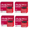 4X Shelly Smart WLAN Relaisschalter Bluetooth Strommessung Gen3 Schalter