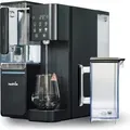 Health Rise Pure Water Pro | Umkehrosmose Wasserfilter | extra Karaffe | schadstofffreies Trinkwasser | Heißwasser | schwarz - Schwarz