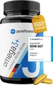 Purefitness Omega 3 Kapseln hochdosiert [2000mg Tagesdosis] - Fischöl Omega 3 mit EPA & DHA - 120 Kapseln - Hergestellt in DE