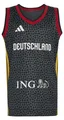 adidas DBB Basketball Junior Auswärtstrikot - Grey Six Grey Six 176