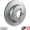 2x JP GROUP Bremsscheibe JP 1463204400 für BMW E83 X3 xDrive