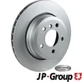 2x JP GROUP Bremsscheibe Hinterachse für BMW