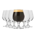 Bormioli Rocco 6x Snifter Biergläser Handwerk Ale Becher & Schaft 530ml Klar